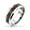 Red, variant on Mens Unisex Tungsten Wedding Band Ring with Simulated Blue Opal Inlay for Couples