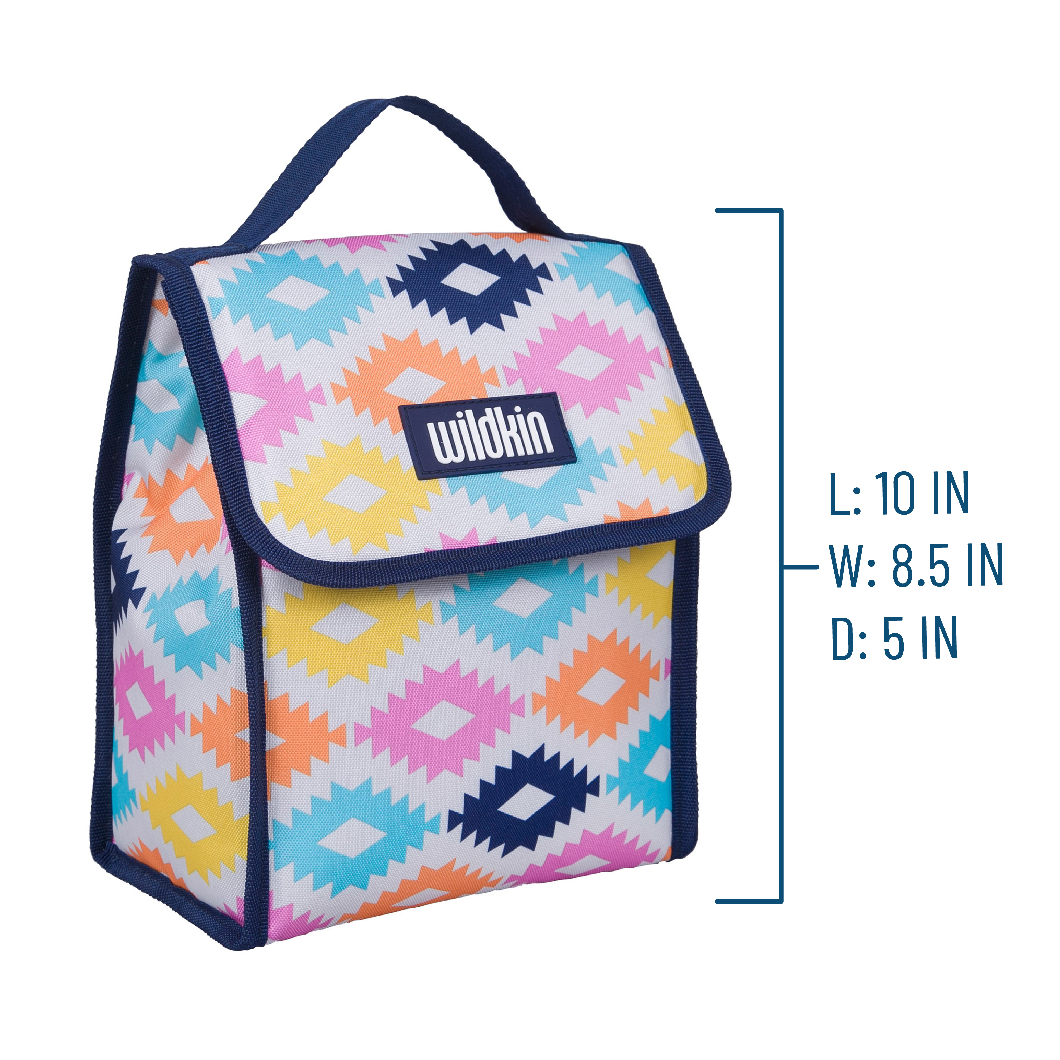 Wildkin Kids Insulated Lunch Box Bag for Boys & Girls, Reusable Kids Lunch  Box is Perfect for Early Elementary Daycare School Travel, Ideal for Hot or