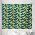 thumbnail image 1 of Banana Tapestry, Tropical Climate Foliage Leaf Plant Botanic Monstera Leaves Dots Continuous Pattern, Fabric Wall Hanging Decor for Bedroom Living Room Dorm, 5 Sizes, Multicolor, by Ambesonne, 1 of 1