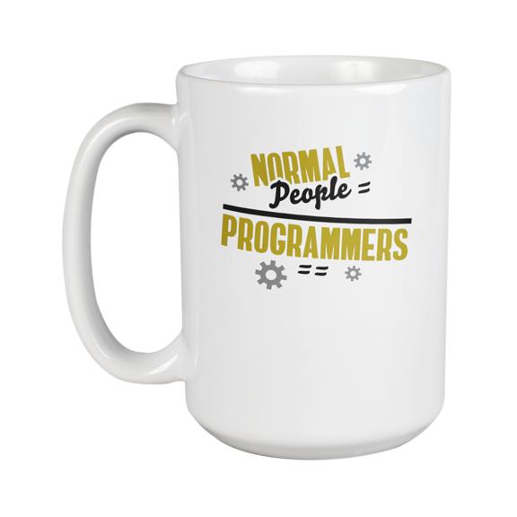 Programmer Syntax, Funny Programmer's Humor Coffee & Tea Gift Mug (15oz)