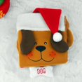 thumbnail image 5 of 2 uds calcetines de Navidad suministros de decoración de Navidad cachorro de dibujos animados calcetines de Navidad bolsa de regalo familiar calcetines de decoración de Navidad BR Rojo Verde, 5 of 5