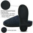 thumbnail image 6 of DL Warm Slippers for Men Indoor Memory Foam, Winter Cozy Men's House Bedroom Slippers Slip-On, 6 of 7