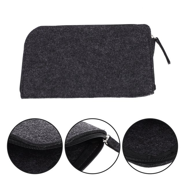 unbranded Bolsa Organizadora De Herramientas De Fieltro Negro Para Almacenamiento En Casa Y Escultura En Arcilla