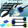 thumbnail image 3 of Car Cleaning Brush Exterior, Windshield Cleaning Brush, Microfiber Car Windshield Cleaner Tool, Microfiber Window Cleaner, Car Windshield Cleaner, Car Window Cleaner Tool Light blue, 3 of 5