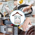 thumbnail image 3 of Easter Bunny Kitchen Towels Set of 2, Water Absorbent Dish Towel, Easter Eggs Spring Farmhouse Wood Grain Teal Blue Decorative Hand Towels - Quick Drying Cloth for Cooking Baking, 18x28 Inch, 3 of 8