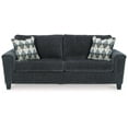thumbnail image 2 of Ashley Furniture Abinger Contemporary Fabric Queen Sleeper Sofa in Smoke Gray, 2 of 4