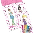 thumbnail image 4 of Barbie Fashion Plates All in One Studio by Horizon Group USA, Color, Design & Create Custom Outfits Unique to Your Fashionista, Crayons Included, Multi Colored, 4 of 6