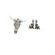 thumbnail image 5 of Escultura de pared de calavera,Estatua de resina con cabeza de vaca para decoración de pared y hogar,Figura de elefante,Figuras de elefantes,estatuas,adornos de animales,Escultura, 5 of 8