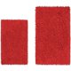 thumbnail image 1 of Alfombra de Baño Luxurux: Alfombras de Baña de Baño de Baño de Lujo Extra Suaves, Material de Microfibra de Chenille de 1 '', Súper Absorbente (Juego Rectangular, Rojo) LuxUrux tapetes para baño, 1 of 1