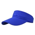 thumbnail image 2 of Visières à Moins de 5 $ Bleu Adulte Décontracté Mode Uni Ajustable Extérieur Pare-Soleil Respirant Visière Chapeau, 2 of 4