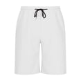 thumbnail image 7 of Gym Shorts Men Sevevn Men's Quick Dry Drawstring Shorts Lightweight Athletic Shorts with Pockets for Workout & Beach White S, 7 of 7