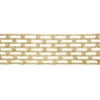Shimering Gold Metallic Decoritive Wired Mesh Craft Ribbon 4.2" x 20 Yards