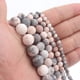 thumbnail image 4 of Cuentas sueltas redondas de jaspe cebra rosa mate y pulido natural de 4/6/8/10 mm para hacer joyas, pulseras y collares de 15 pulgadas, 4 of 5