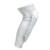 AGPtek Knee Pad Honeycomb Crashproof Basketball Protective Pads Leg Knee Long Sleeves White M