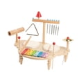 thumbnail image 2 of Juego de batería para niños, instrumento musical para bebés, juguetes de madera, juguetes musicales, instrumentos de percusión para niños y niñas,, 2 of 9