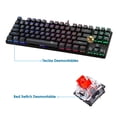 thumbnail image 4 of Teclado Mecánico Gamer Virtual Zone Bora Switch Rojo Retro Iluminado RGB, 4 of 10