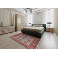 thumbnail image 4 of Ahgly Company Indoor Rectangle Mid-Century Modern Rosy Brown Pink Oriental Area Rugs, 5' x 7', 4 of 6
