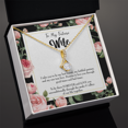 thumbnail image 3 of To My Girlfriend I take You Alluring Ribbon Necklace Message Card, 3 of 7