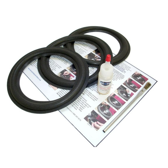 3 JL Audio 8W6 Speaker Foam Surround Repair Kit - 3JL8