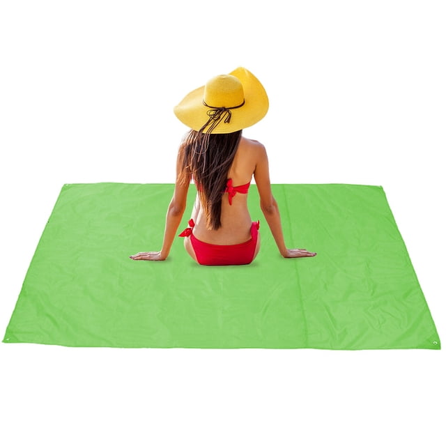 Couverture de Plage Imperméable et Anti-Sable, Grande, Douce et Durable, Sans Sable, Légère et Portable