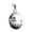 Dendritic Opal, variant on Solid 925 Sterling Silver Pendant For Men Women, Natural Lapis Lazuli Cabochon Oval Blue Gemstone Amazing Handcrafted Jewelry For Her Him