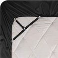 thumbnail image 2 of BRILLAR Juego de 4 clips para sábanas elásticos ajustables: mantenga en su lugar la ropa de cama, las fundas de los colchones, los cojines del sofá y los cojines del sillón, 2 of 5