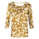 thumbnail image 4 of Camiseta de Cuello Redondo Impresa Casual para Mujeres con Mangas 3/4, Camiseta de Moda Casual de Longitud Media, 4 of 4