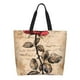 thumbnail image 1 of Balery Vintage Rose Botanical Art Bolsa Tote Estilo Estético con Cremalleras, Bolsa de Hombro, Bolsa de Compras Grande y Plegable, 1 of 8