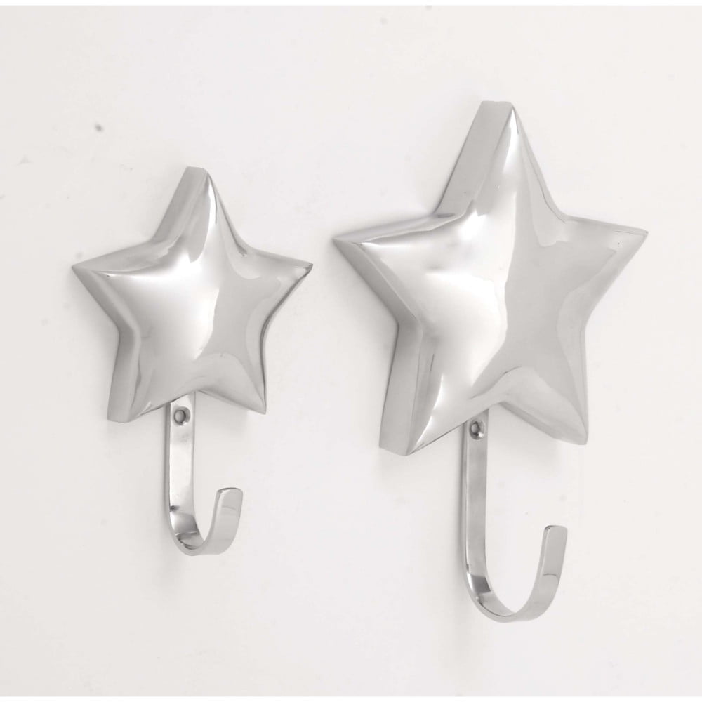 Gleaming Star Wall Hook Set Of 2