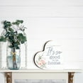 thumbnail image 3 of LifeSong Milestones Rustic Inspirational Heart Block Sign for Farmhouse Decor, 3 of 7