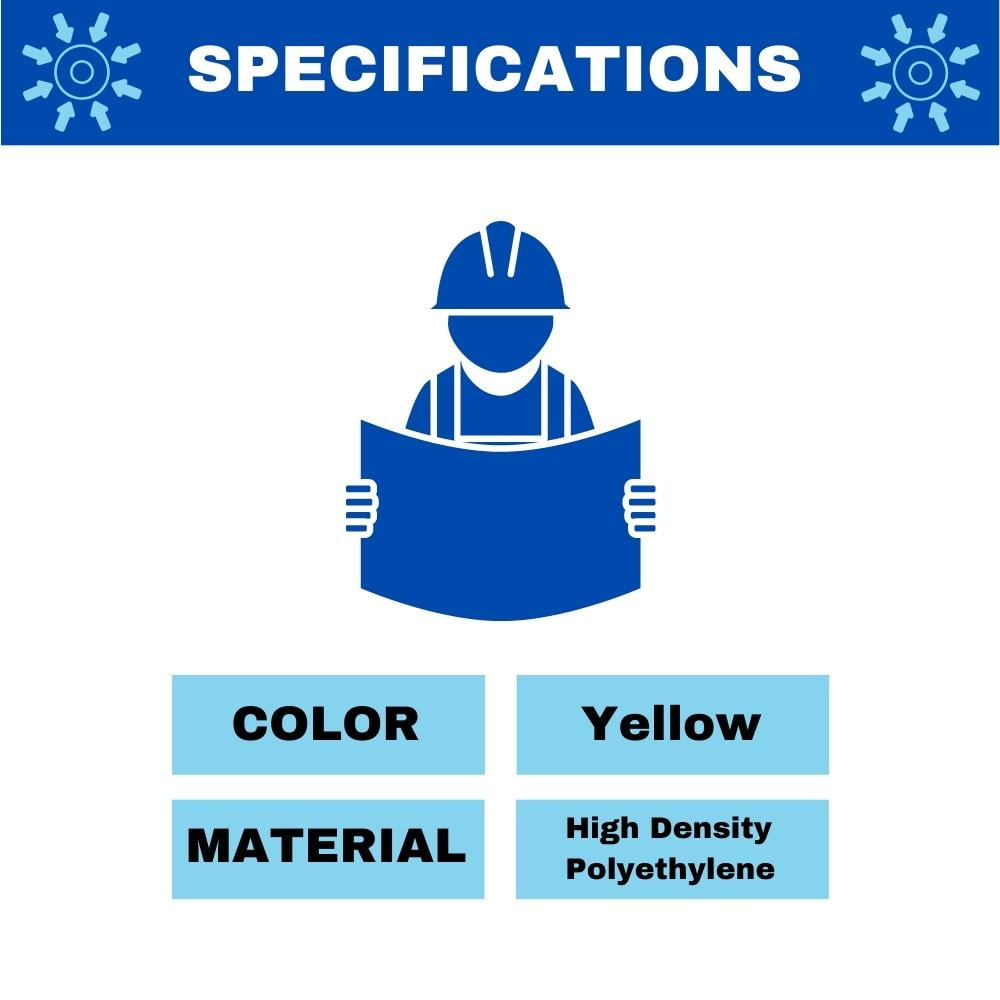 SSBM (HDPE) Yellow Ball SL Series Cap Style Hard Hat with 4 Point Ratchet Suspension 1 Each (Nylon Suspension Strap)