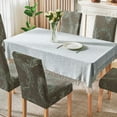 thumbnail image 4 of Chair Covers for Dining Room 4 Pack, Stretch Dining Chair Cover, Washable Spandex Kitchen Parsons Chair Slipcovers,Chair Covers for Home or Party, 4 of 6