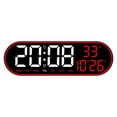 thumbnail image 2 of Reloj de Pared con Control Remoto Multifuncional onlyliua Reloj Electrónico Digital para Decoración Del Hogar Silencioso con Pantalla Color con Temperatura, 2 of 7