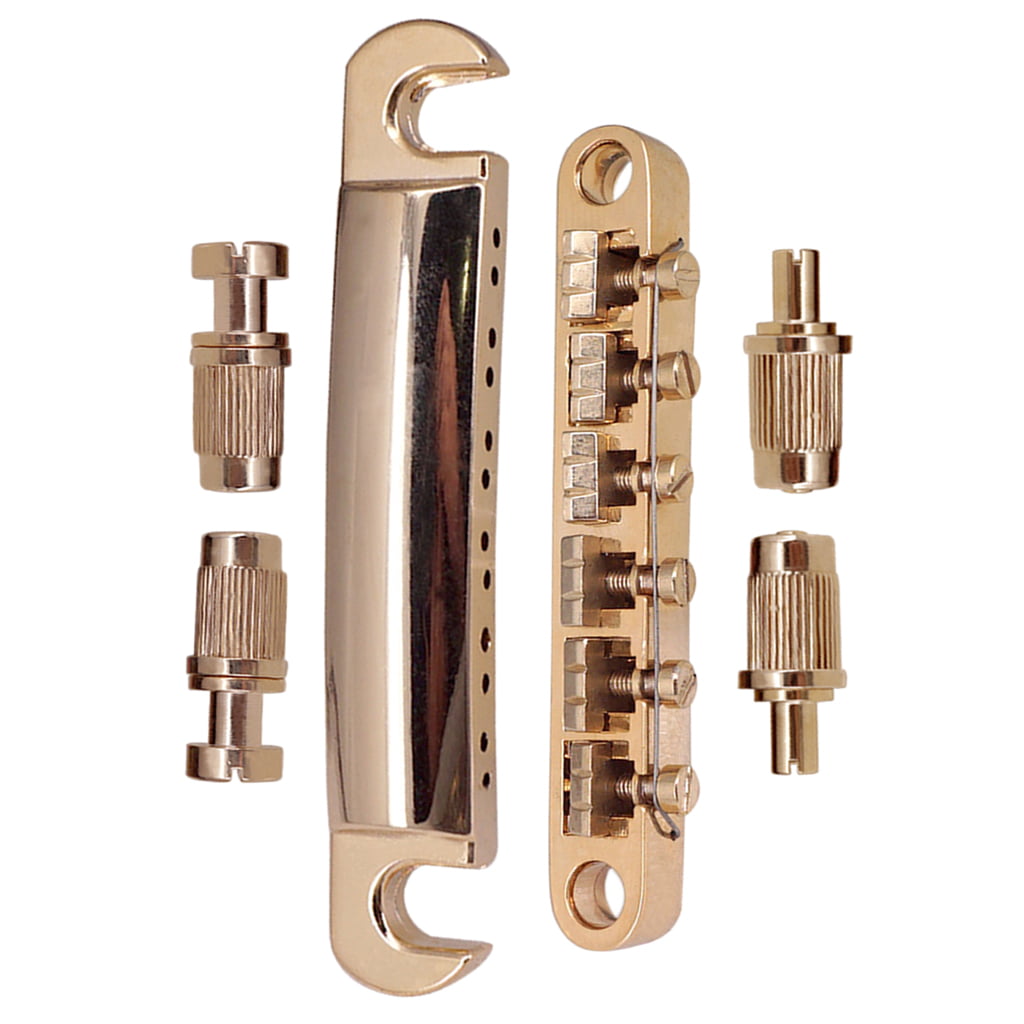 Golden as described 12-String Saddle Bridge&Tailpiece For LP Electric Guitar