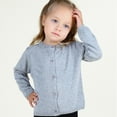 thumbnail image 3 of KYAIGUO Toddler Kid Boys Girls Solid Knit Sweater Crewneck Cardigan Sweater Tops Fall Warm Knit Oversized Sweater for 12M-7Y, 3 of 9