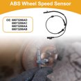 thumbnail image 2 of Unique Bargains ABS Wheel Speed Sensor No.68073206AD/68073206AC Rear Left Right ABS Sensor Anti-lock Braking System Sensor for Fiat 500 2012-2019, 2 of 7