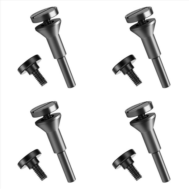 4X Mandril de Montaje para Discos de Corte, Disco de Corte de Orificios de 6 mm y 10 mm, Hoja de para Muela Abrasiva para Herramienta Rotativa de Amoladora de Matrices