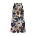 thumbnail image 5 of Women High Waisted Skirts Boho Floral Pencil Dress with Pockets Loose Vacation Outfit, 5 of 5