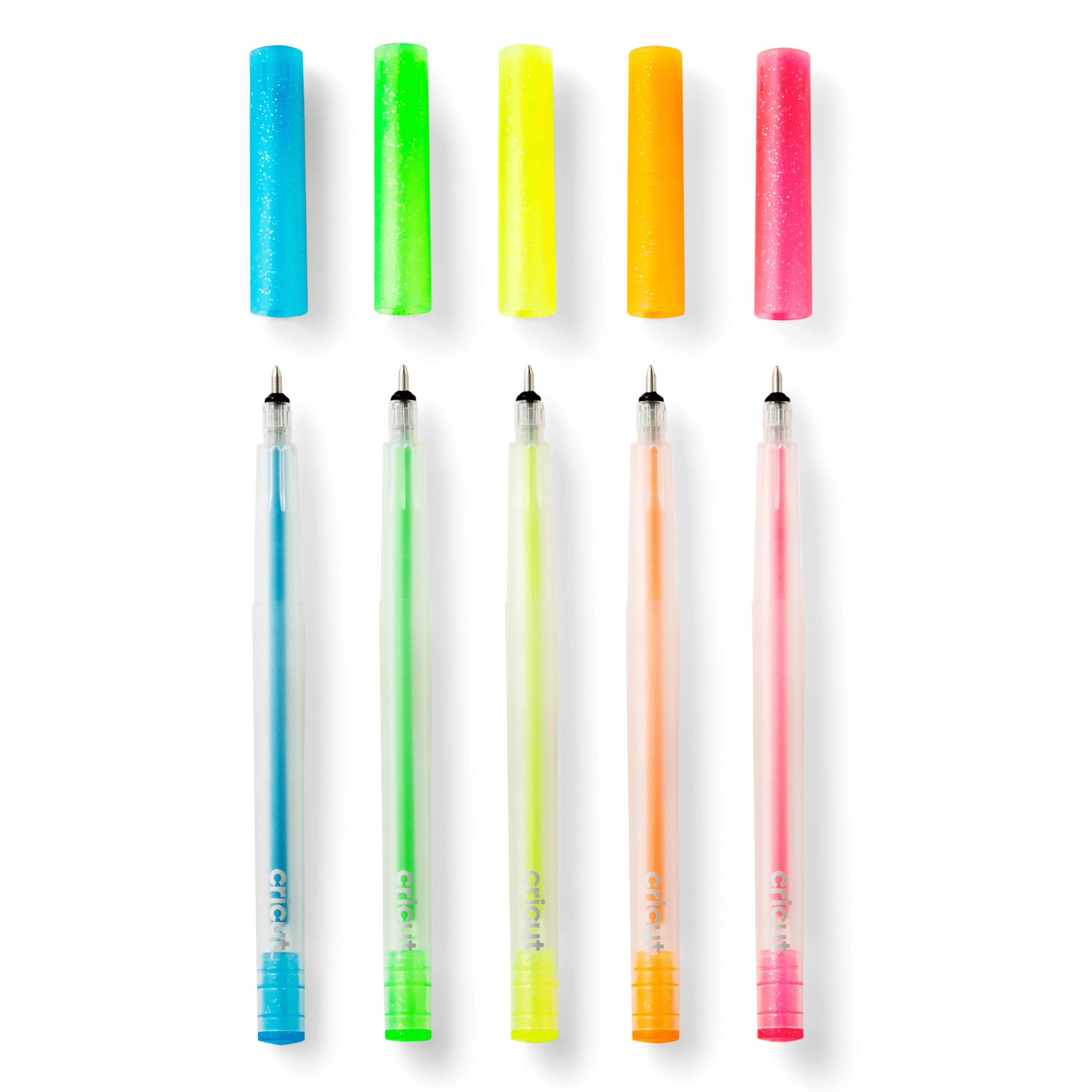 Cricut® Glitter Gel Pens 0.8 mm, Neon (5 ct)