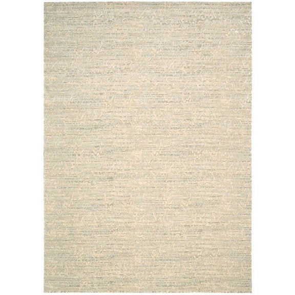 Nourison  Nepal Area Rug Sand 5'3" x 7'5" Silk,Wool 6' x 9' Indoor Living Room,Bedroom,Dining Room Red Rectangle