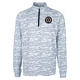 thumbnail image 2 of Men's-Cutter & Buck  Charcoal Philadelphia Union Traverse Stretch Eco Camo Print Quarter-Zip Top, 2 of 3