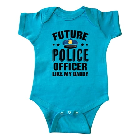 

Inktastic Future Police Officer Like My Daddy Gift Baby Boy or Baby Girl Bodysuit