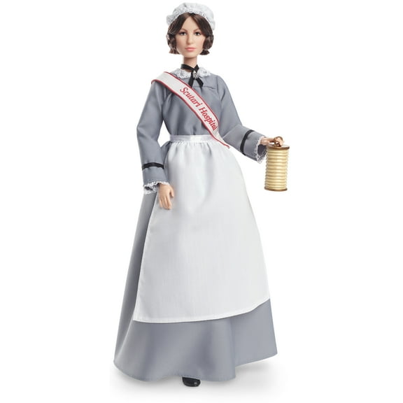 Barbie Inspiring Women Florence Nightingale Collectible Doll, Approx. 12 inch