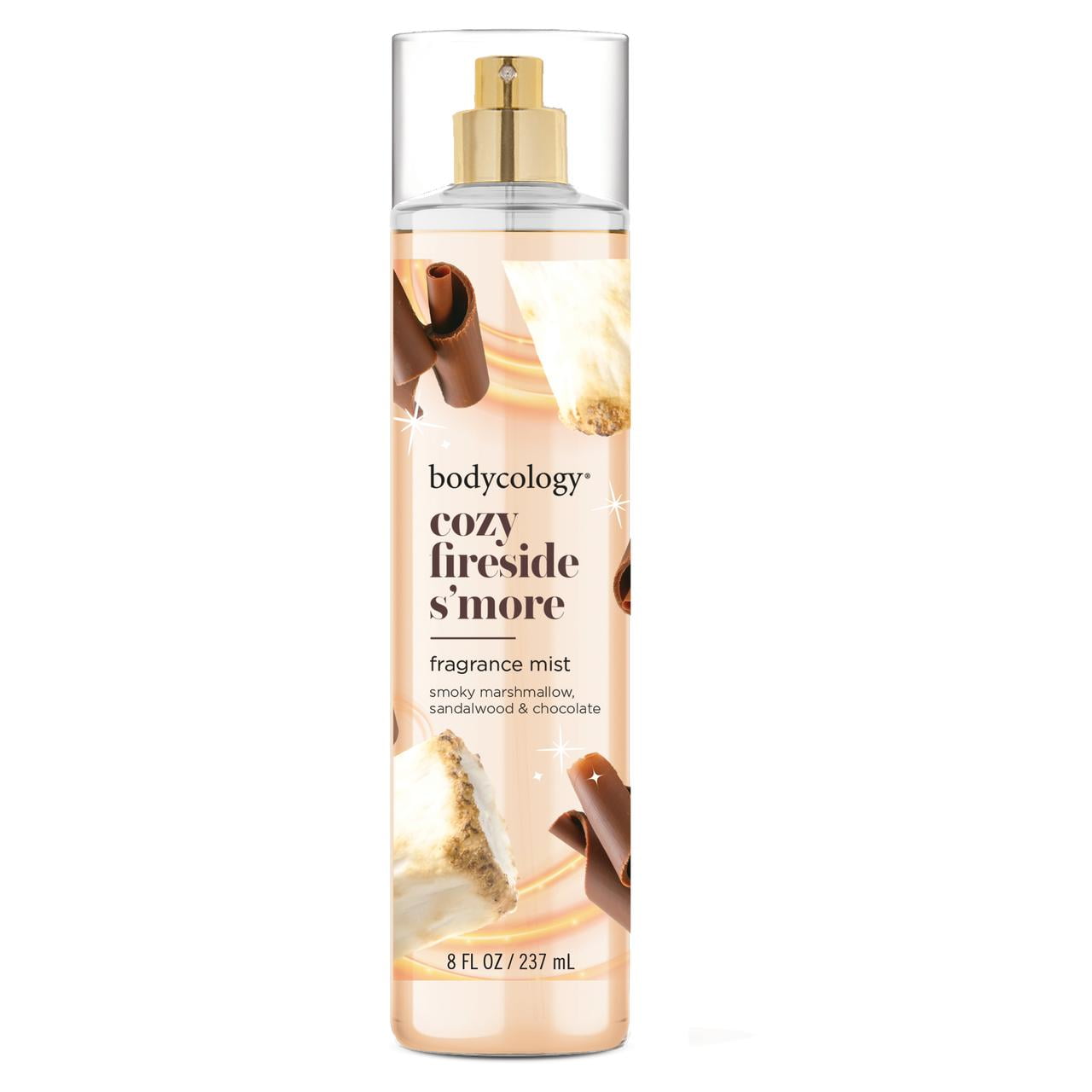 Bodycology Fragrance Body Mist, Cozy Fireside S'more, 8 fl oz
