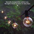 thumbnail image 3 of String Lights Globe String Lights With 25 G40 Lamp Bulb 3500k Color Temperature Manual Switch IP54 Waterproof Led Globe String Lights For Indoor Outdoor US sta, 3 of 5