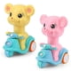 thumbnail image 1 of 2pcs Sliding Press Toy Cartoon Pull Back Toys Cute Animal Force Inertia Toy Baby Pull Back Cars Toys, 1 of 5