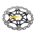 thumbnail image 1 of Soidarity Rotor de freno de disco de bicicleta, pastilla de freno de bicicleta de acero inoxidable, accesorio de ciclismo Ciclismo Negro 203MM, 1 of 6