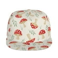 thumbnail image 2 of Bingfone Baseball Cap,Snapback Trucker Hat for Men & Women with Adjustable-Cartoon Flat Mushrooms, 2 of 9