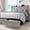 Light Grey, variant on Einhomn Full Size Bed Frame with Charging Headboard Upholstered, 4 Storage Drawers,No Box Spring Required