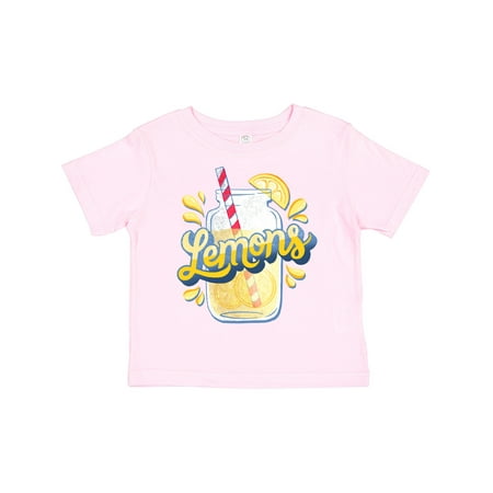 

Inktastic I Love Lemonade with Illustrated Mason Jar Gift Toddler Boy or Toddler Girl T-Shirt